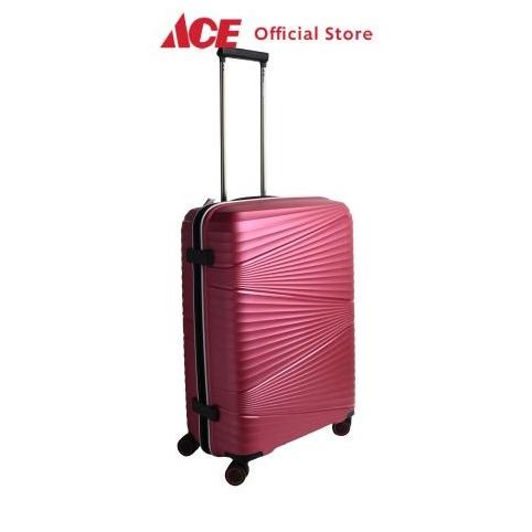 Ace - Luggo 20 Inci Wave Koper 4 Roda - Merah Burgundy ---NEW---