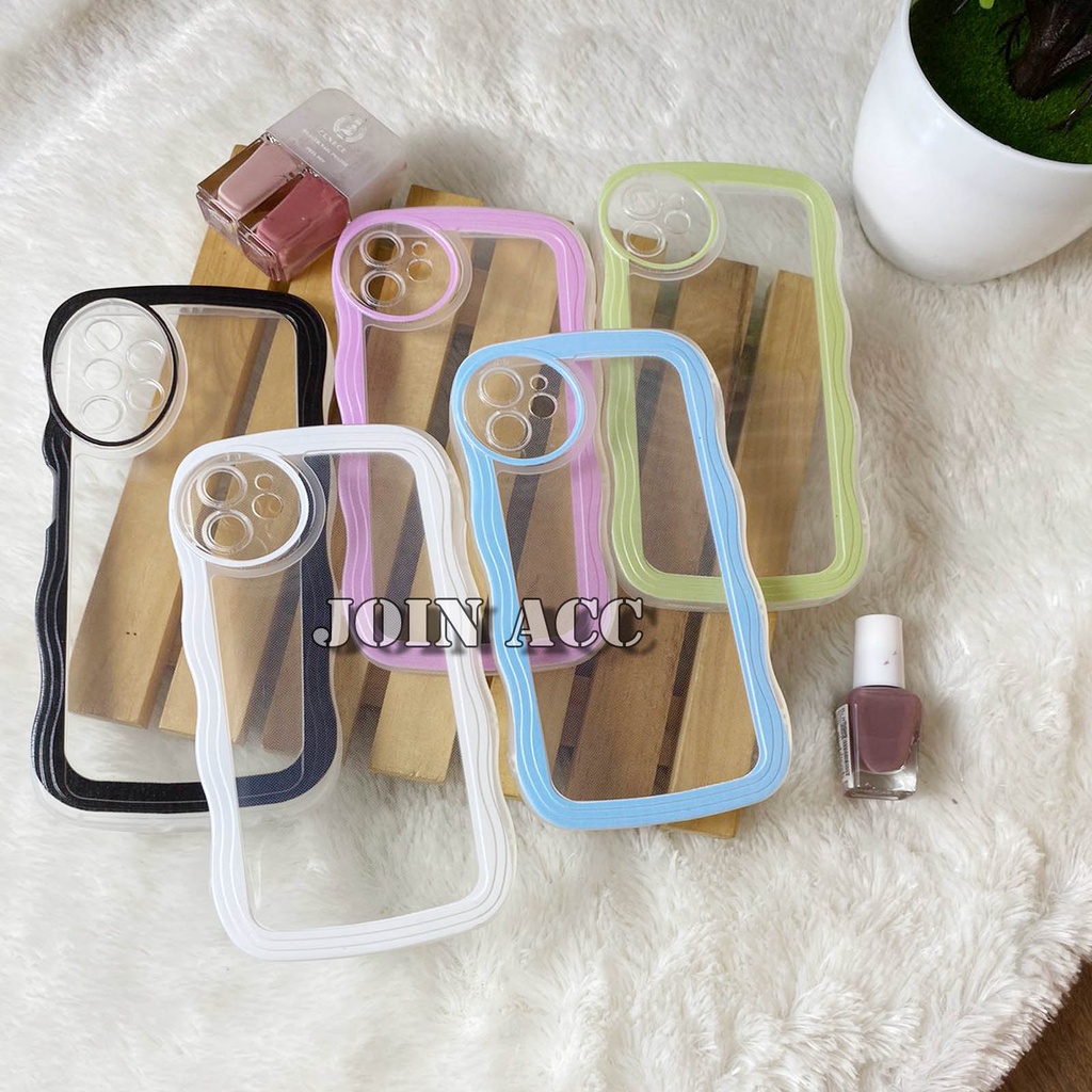 [GL01] Case Gelombang Samsung A73 A72 A71 A53 A52 A51 A50 A33 A32 A23 A22 A21S A20S A14 A13 A12 - Ca