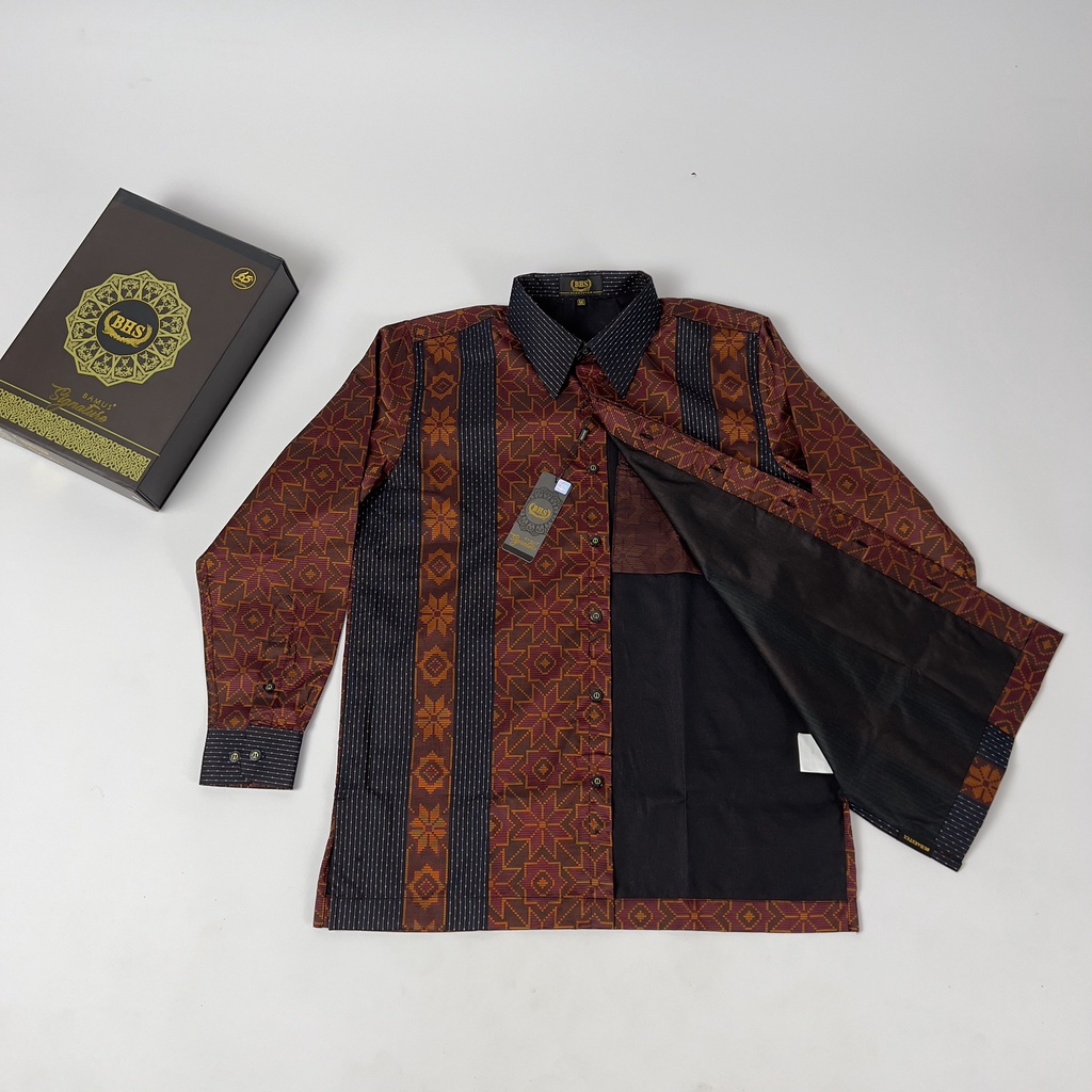 Atta'awun - Bamus BHS Baju Muslim Batik Signature Jacquard Premium Ukuran M, L, XL, XXL