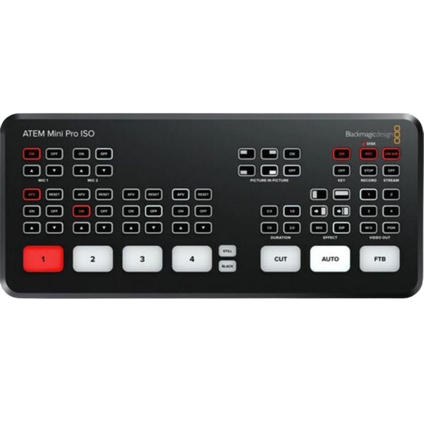 Blackmagic Design ATEM Mini Pro ISO HDMI Live Stream Switcher