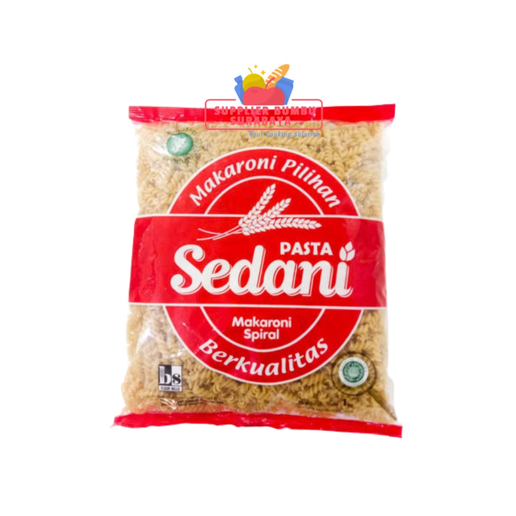 Sedani Makaroni 1kg Macaroni Spiral Kerang Pipa