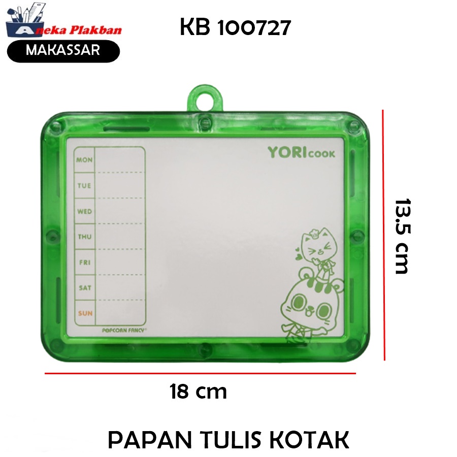 

[PCS] PAPAN TULIS KOTAK WHITEBOARD LUCU