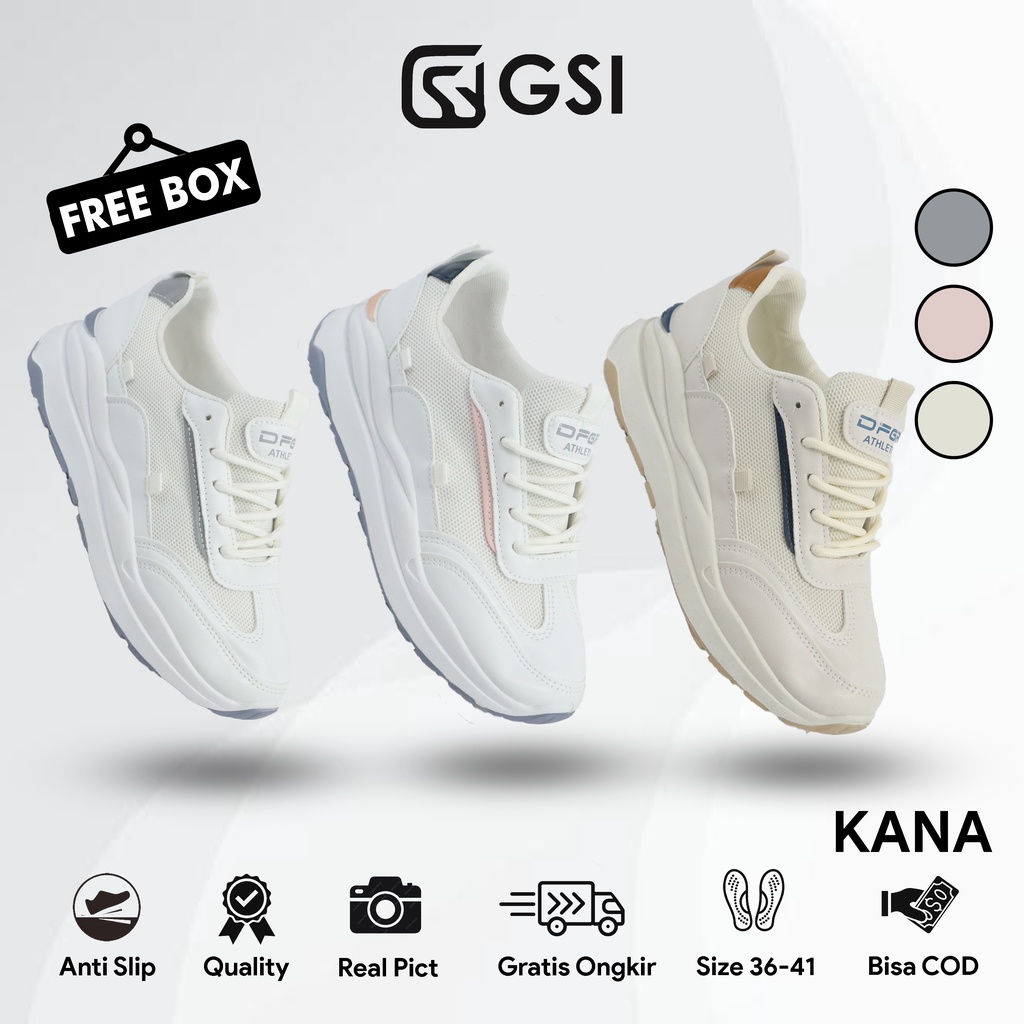 Gudang Sepatu Id Kana Sepatu Sneakers Casual Wanita Import 1270