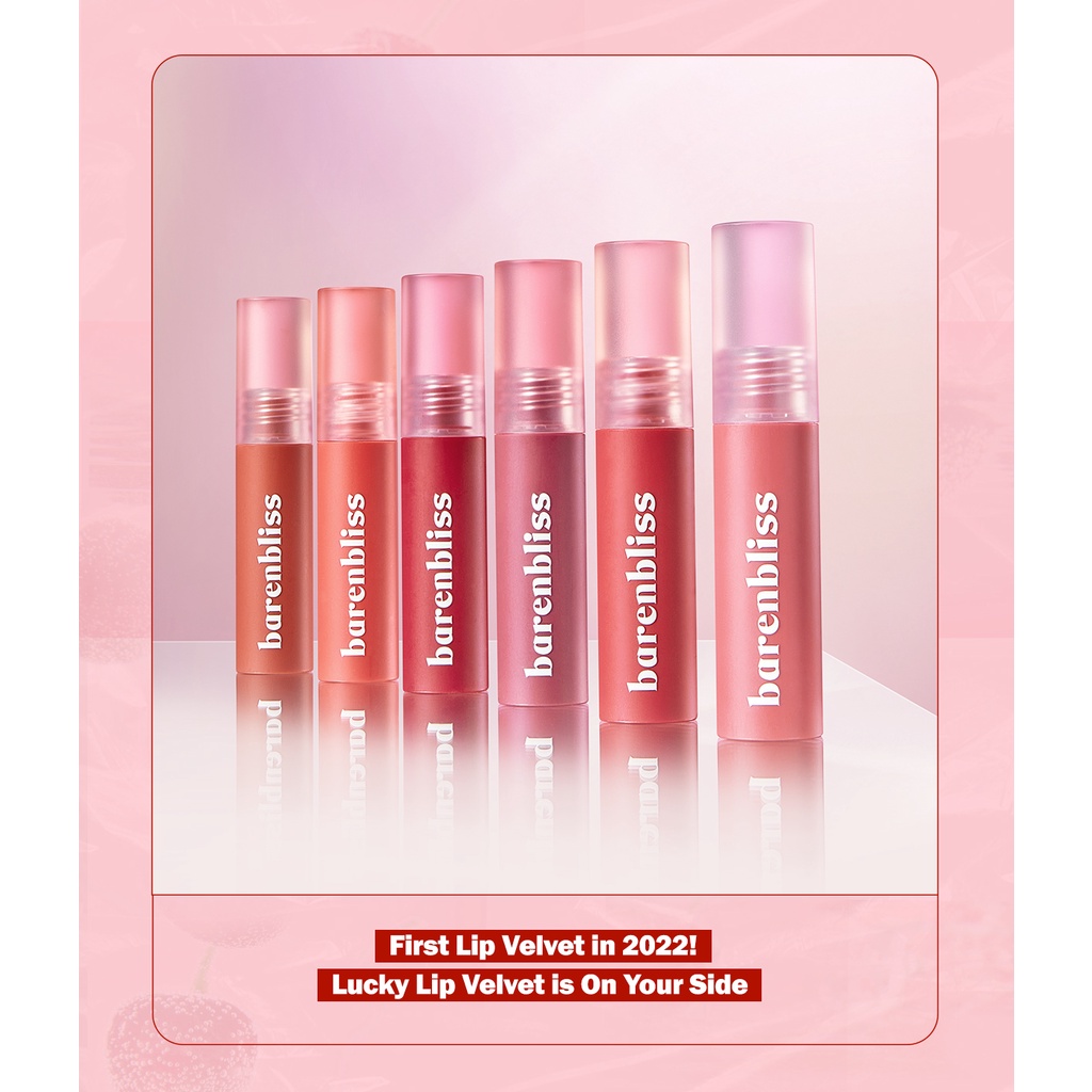 BNB barenbliss Cherry Makes Cheerful Lip Velvet korea Lipcream