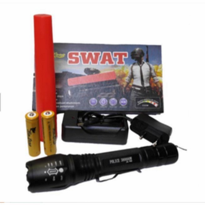 COD SENTER SWATT POLICE JINLONG JL-N2 (2 Batu) WATER PROOF // SENTER SWATT