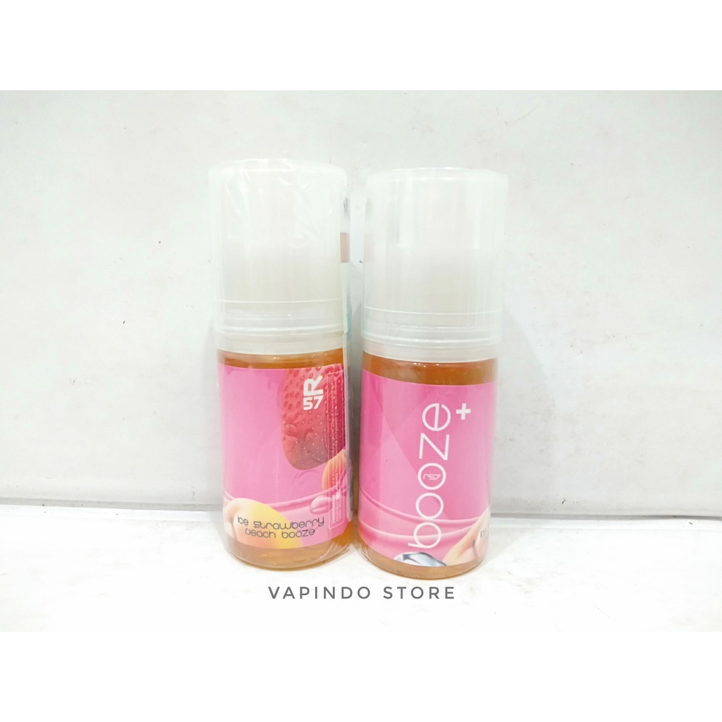 PODS FRIENDLY BOOZE STRAWBERRY PEACH ICE 30ML BY HERO57 X MILDOS