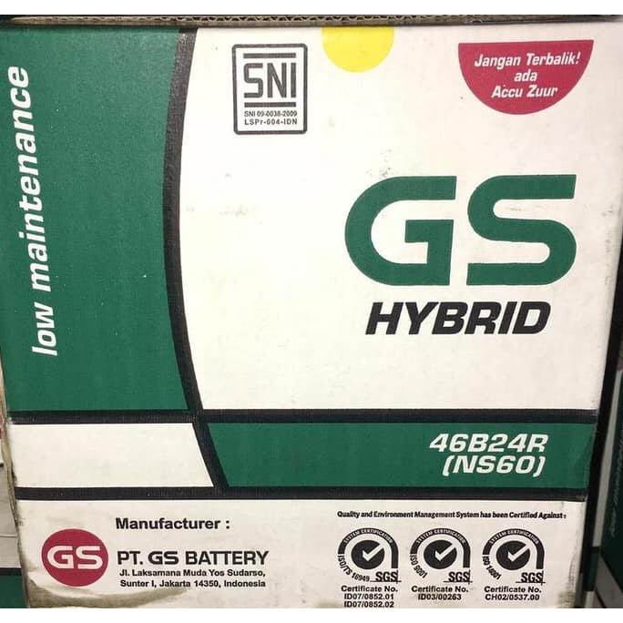 Accu / Aki Gs Astra Hybrid Ns60 Debezzz