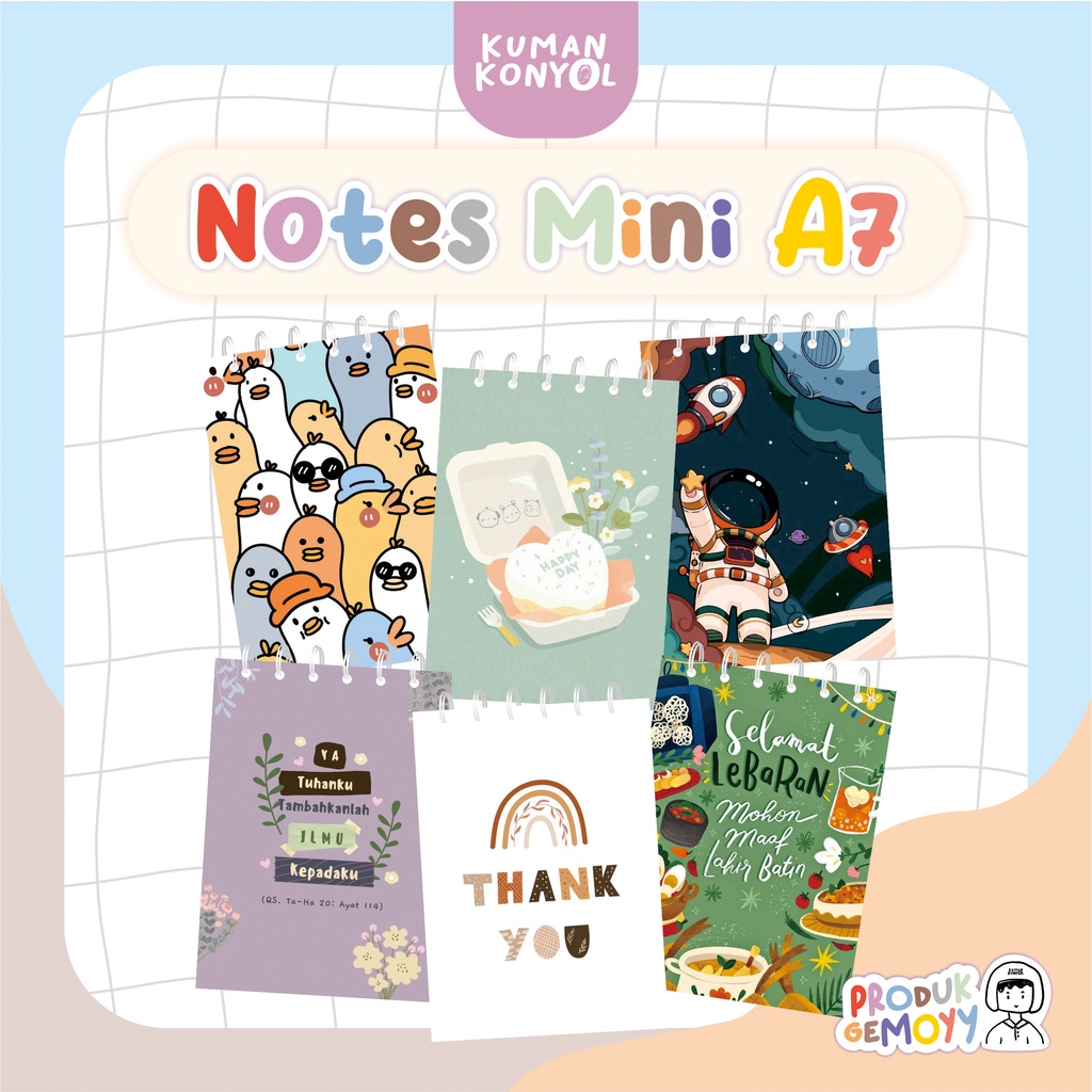 

NOTES A7 ◼️ NOTES GEMOY ◼️ GIFT MINI ◼️ HADIAH LUCU ◼️ IDUL FITRI ◼️ LEBARAN ◼️ NOTE BOOK MINI ◼️ NOTES MINI