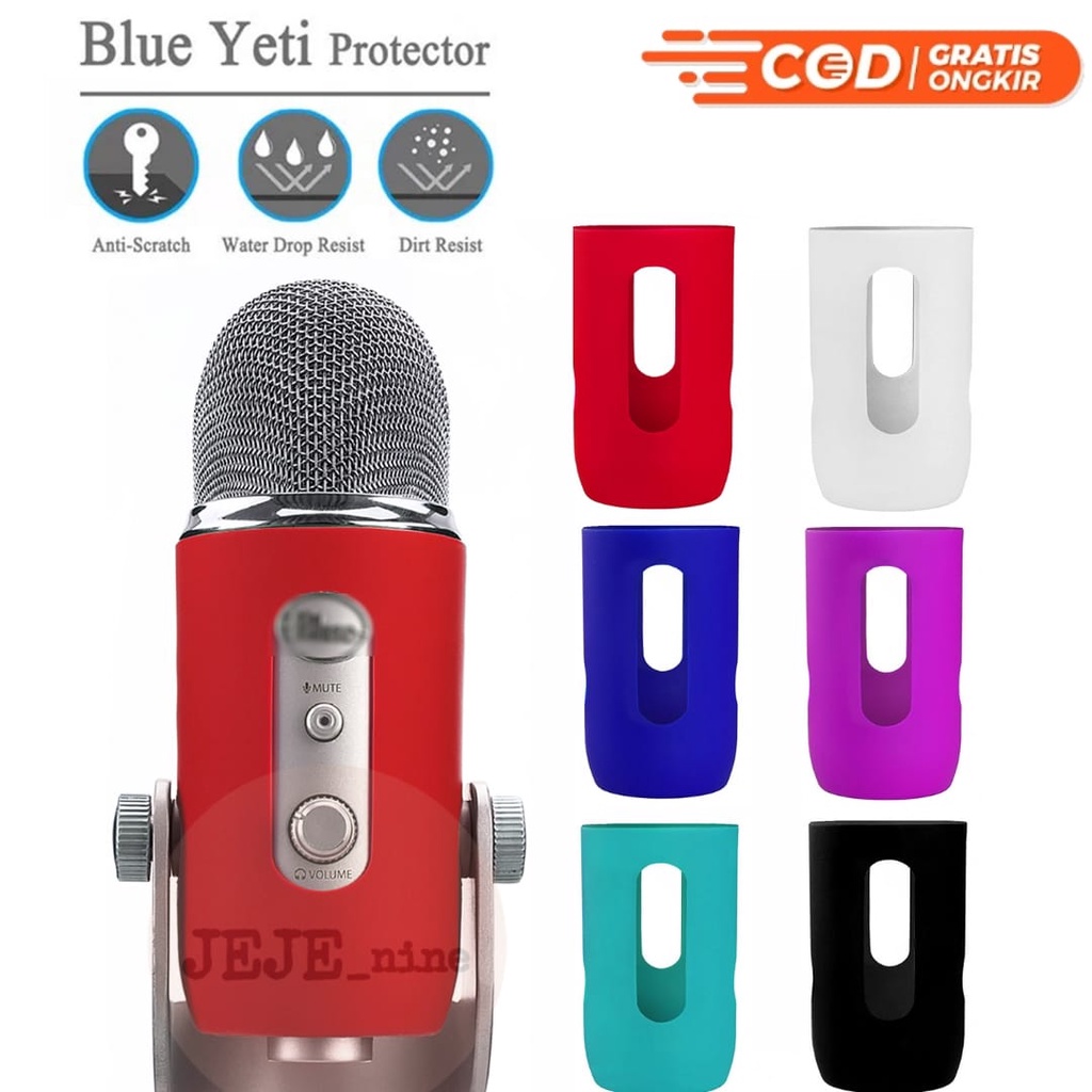 Silicon pelindung Microphone Blue Yeti Pro condenser body protection mic case mic blue yeti pro