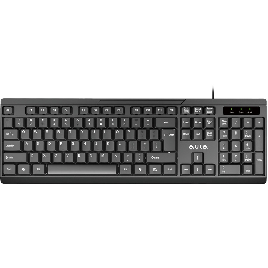 Keyboard Gaming Aula AK205 Membrane Wired - AULA AK205 Wired Keyboard