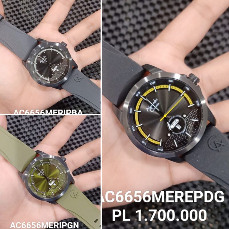 Ac6656 Rubber || Alexandre Christie Pria AC 6656 ME Original