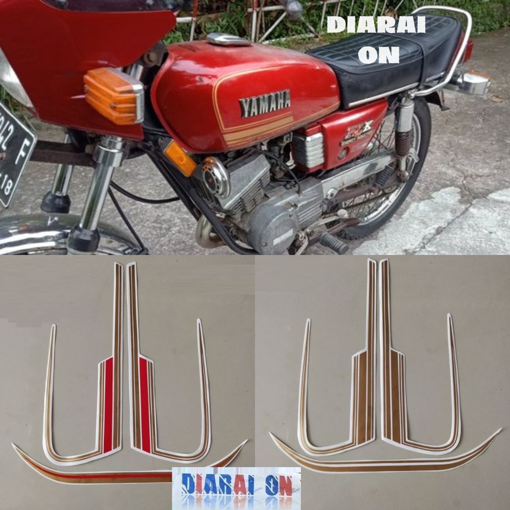 Striping Stiker Motor Rx K 1982 Murah
