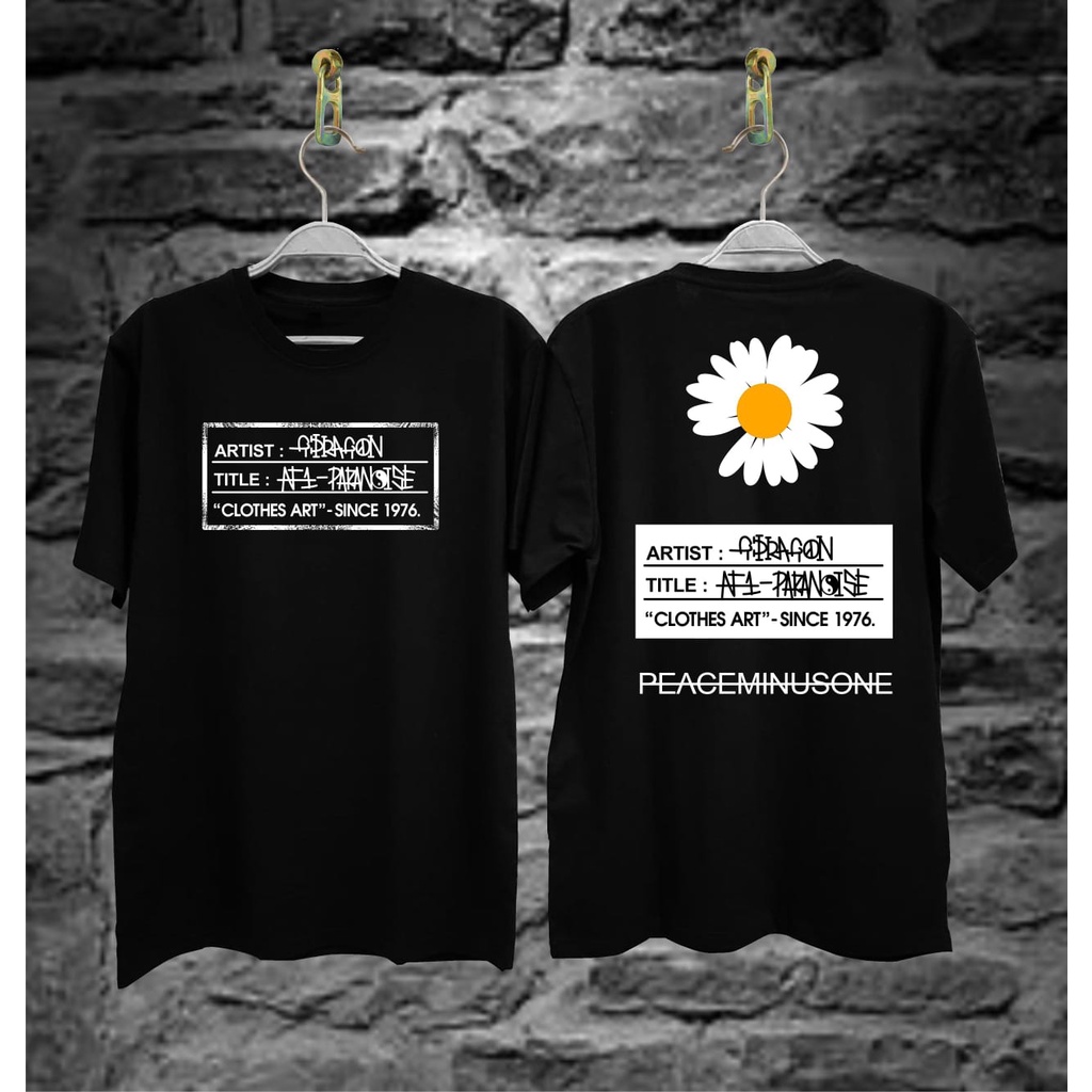 Baju Kaos Distro Bunga Matahari Koas Terbaru Pria Wanita