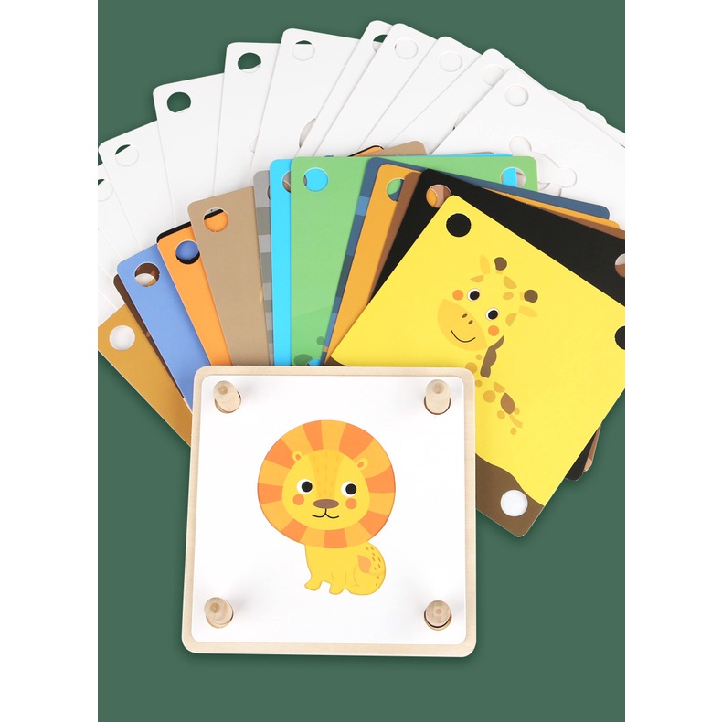 SD33 Matching Game/Puzzle Game/Puzzle Mainan Anak Montessori