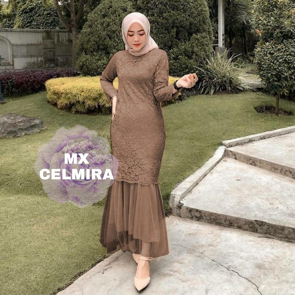 MURAH MX CELMIRA /MAXI DUYUNG BRUKAT/GAMIS DUYUNG/GAMIS BRUKAT/GAUN KONDANGAN / GAUN UNDANGAN