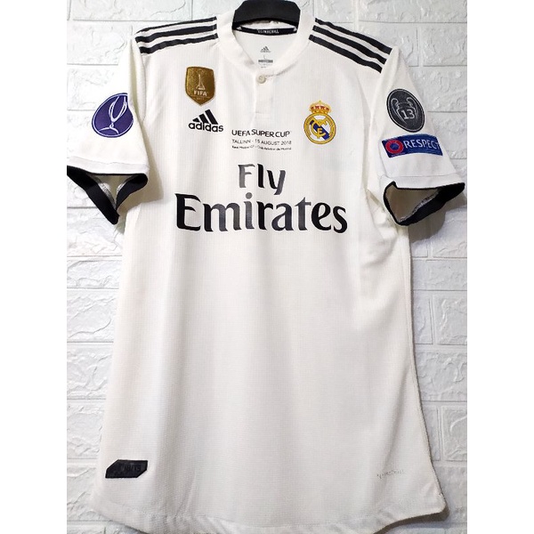 jersey real madrid 2018 home player issue final supercup