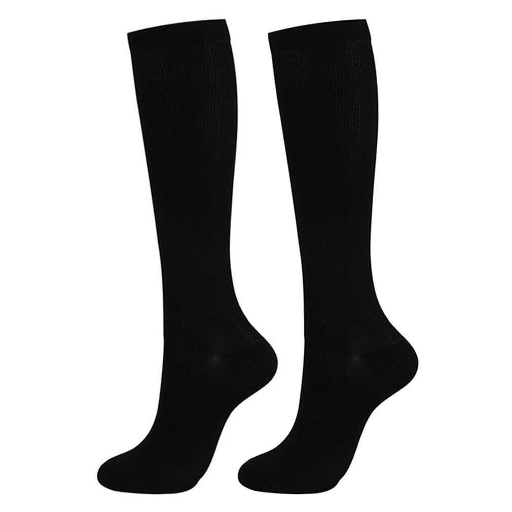 Kaos Kaki Olahraga Sport Compression Socks Size L/XL - T7303 - Black