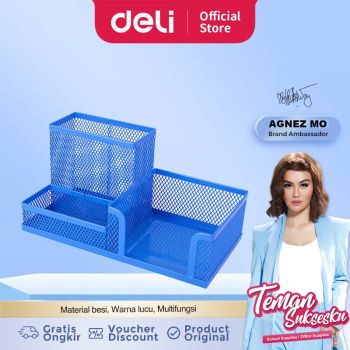 

Terlaris Deli Desk Organizer / Pen Holder / Tempat Alat Tulis Besi E9154