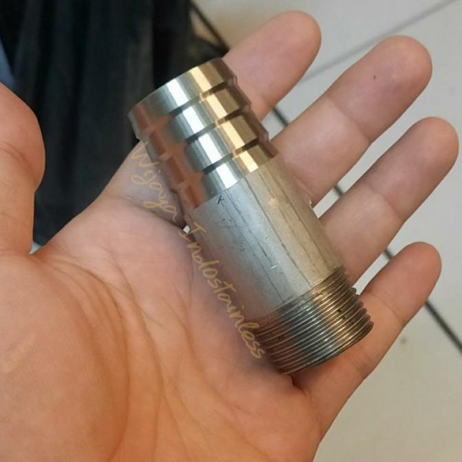 Pipa Nepel - Hose Nepel Selang Drat 2" Inch Ss 304