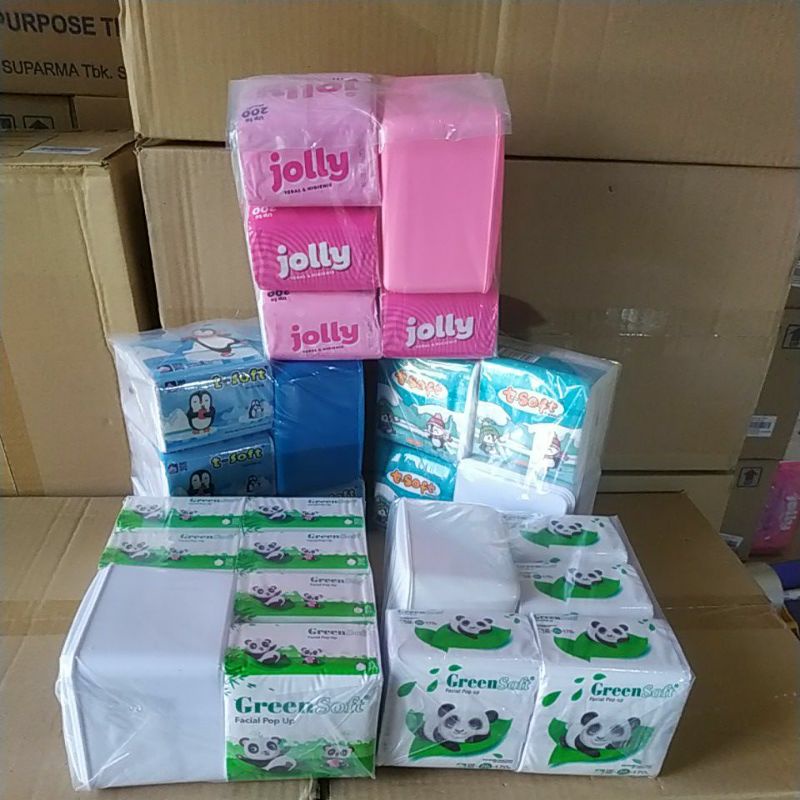 Greensoft~Jolly~t-soft Pop Up FREE Dispenser