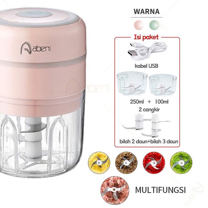 ☄ Abeni blender mini /USB Multifungsi Blender Bumbu Dapur Praktis blender portable Food Chopper ▲