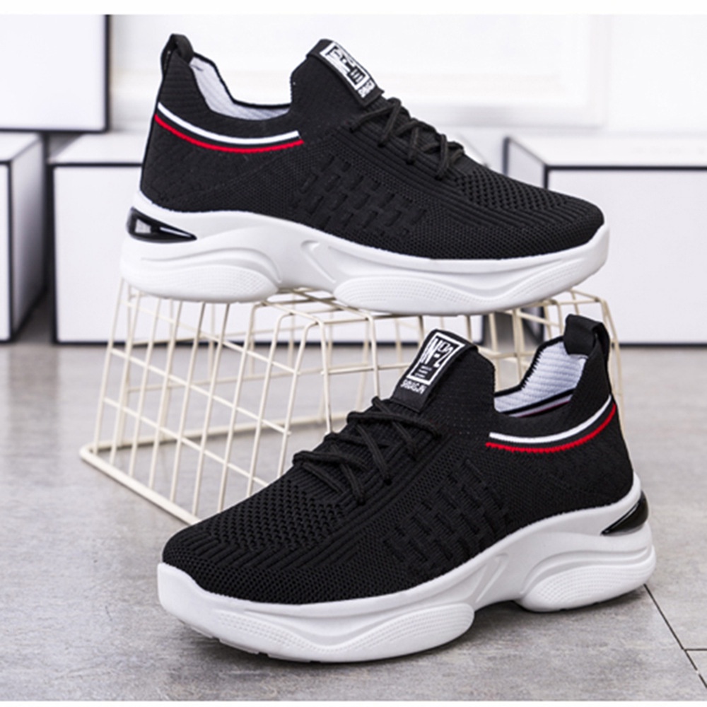 GROSIRTAS LV0215 Sepatu Sneakers Wanita Tinggi Comfort Import / Sepatu Wedges