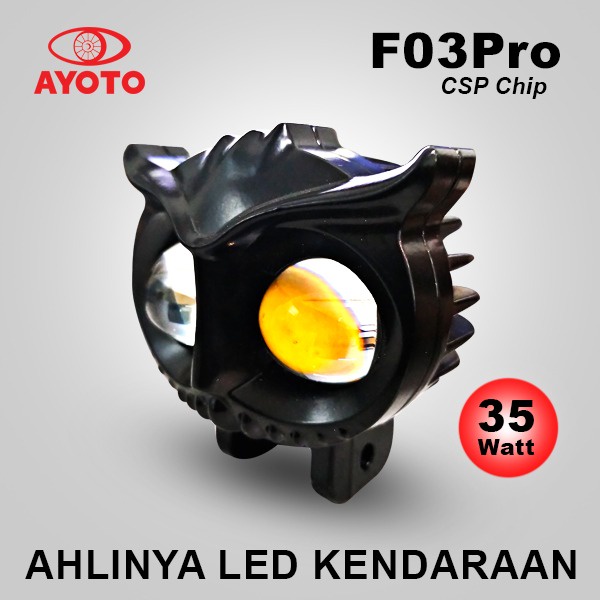 Lampu Tembak LED LAMPU SOROT Motor &amp; Mobil AYOTO  HI LO AC &amp; DC