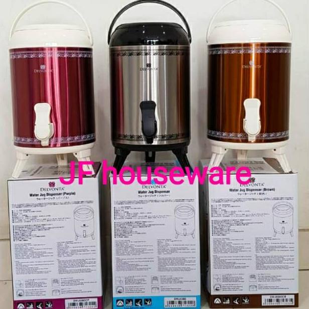 CHEKOUT delvonta water jug dispenser stainless