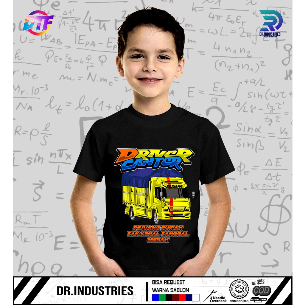 Kaos Anak driver oleng truk driver pejuang rupiah truk kata kata - DR INDUSTRIES
