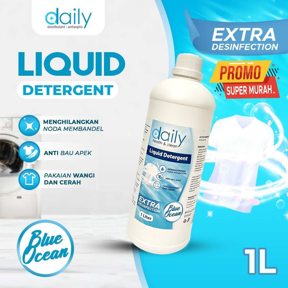 DETERGENT LAUNDRY CAIR PREMIUM / LIQUID DETERGENT LAUNDRY / DETERJEN CAIR 1 LITER