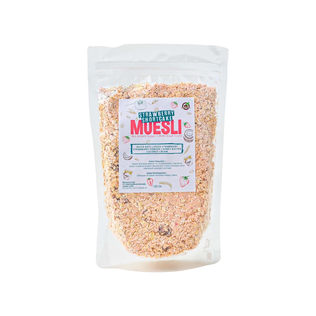 House Of Organix Strawberry Shortcake Muesli 150 Gr