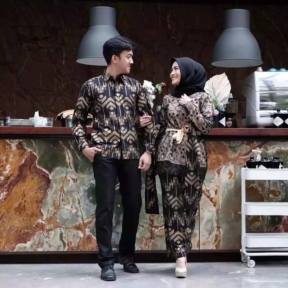 NPH.03Ma23p– TERMURAH FAIZA BATIK COUPLE PASANGAN KEBAYA TERBARU BROKAT KEMEJA 2021/BAJU COUPLE KELU