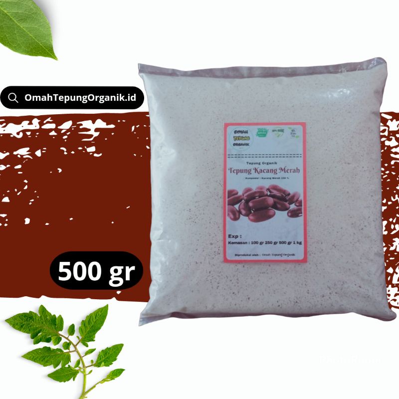 

Tepung Kacang Merah Organik 500 gram/Red Bean Powder Organic 500 gram/TEPUNG Kacang Merah MPASI/Red Bean flour kemasan 500 gram/Kacang Merah Bubuk kemasan 500 gram