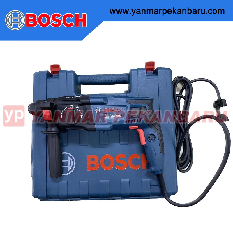 Mesin Bor Bobok Beton 3 Fungsi BOSCH Rotary Hammer GBH 220