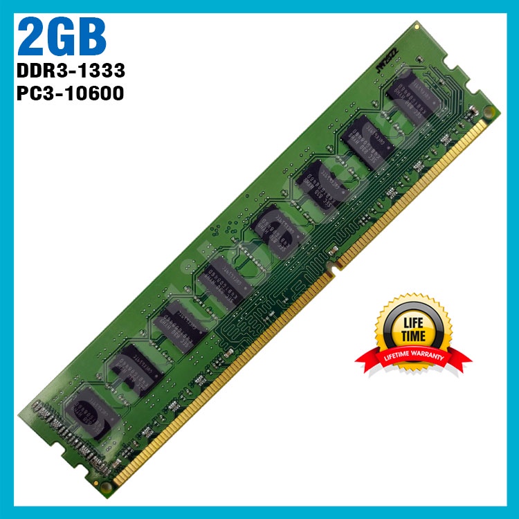 Longdimm Ram PC Komputer 2GB PC3-10600 1333 MHz