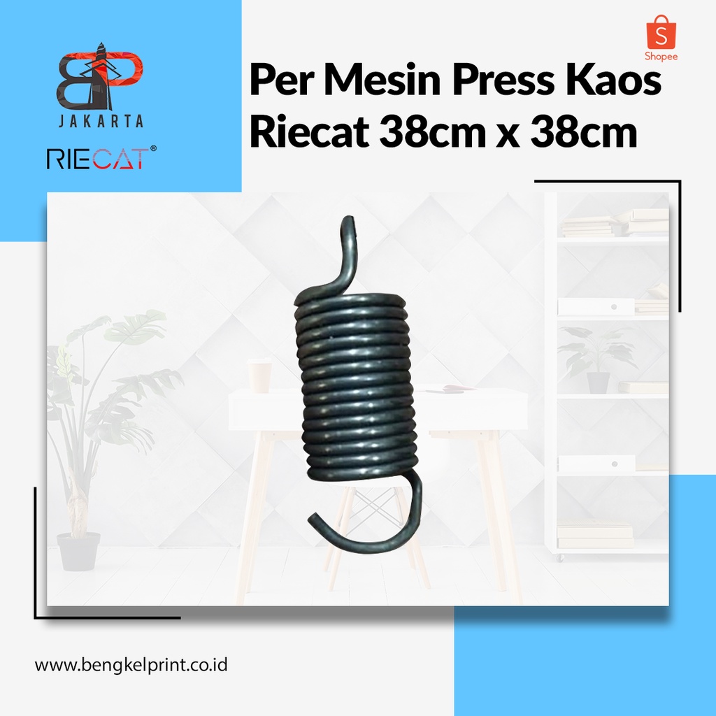 Per Mesin Press Kaos Riecat 38cm x 38cm