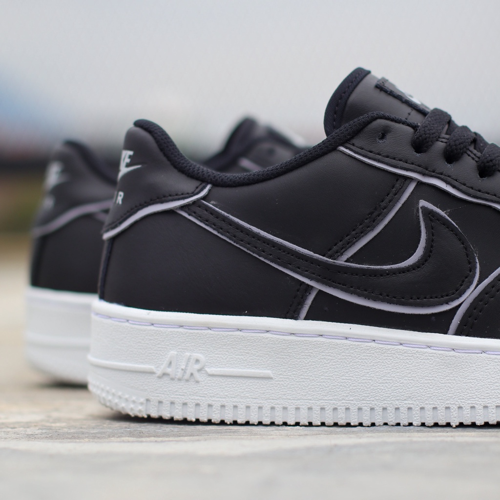 AF-1 LV8 BLACK SEPATU FASHION PRIA