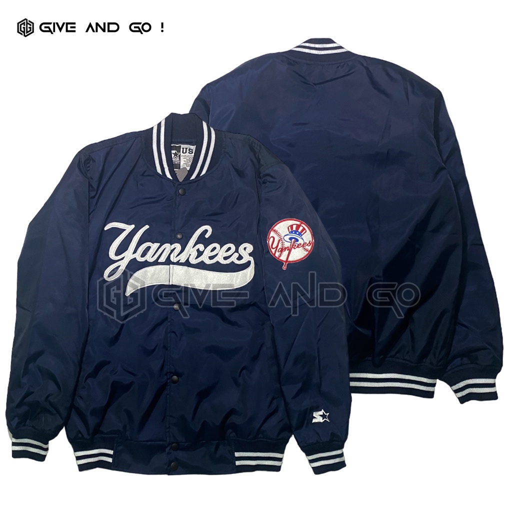 JunasCloth Jaket Varsity  Base Ball Bomber Vintage Sukajan Pria Wanita