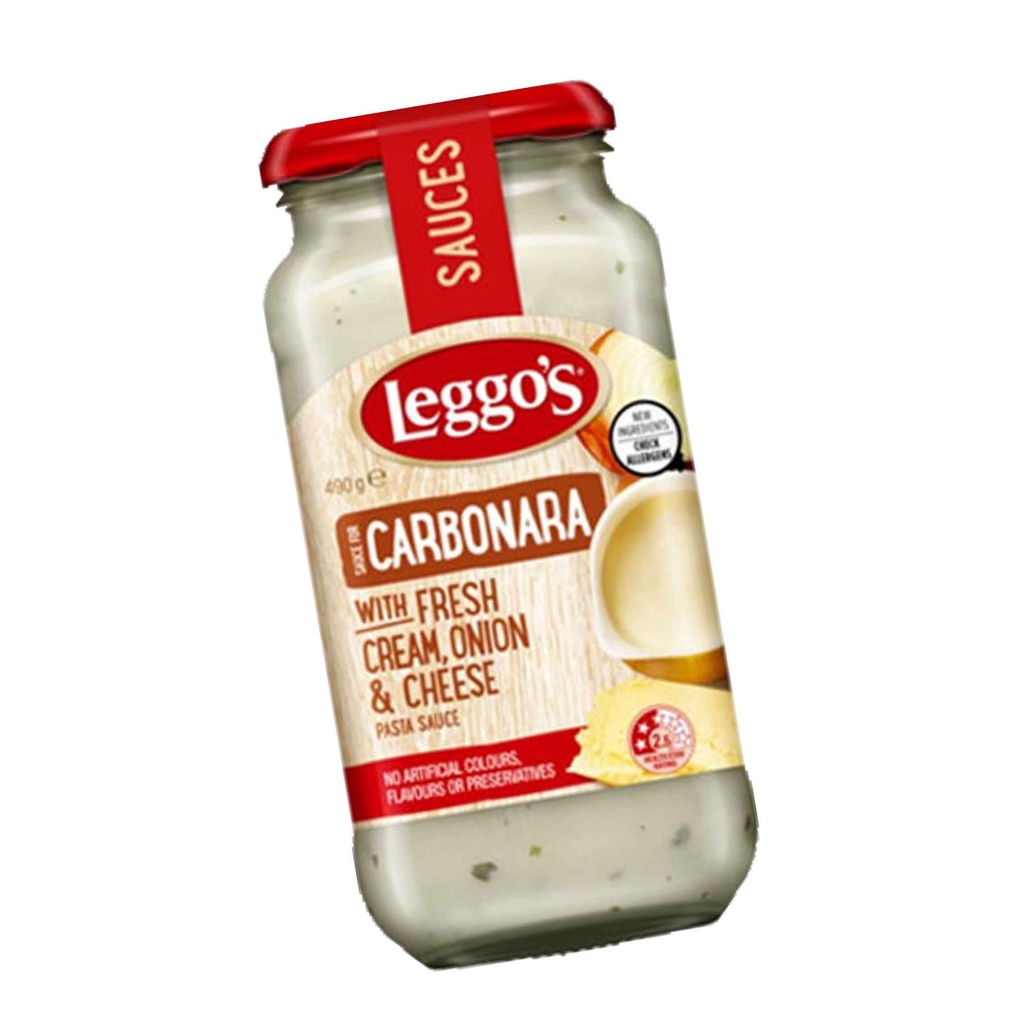 LEGGOS CARBONARA WITH FRESH CREAM 500g