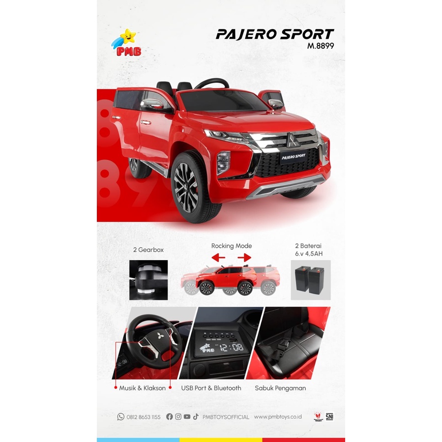 MOBILAN AKI ANAK MITSUBISHI PAJERO SPORT PMB M8899