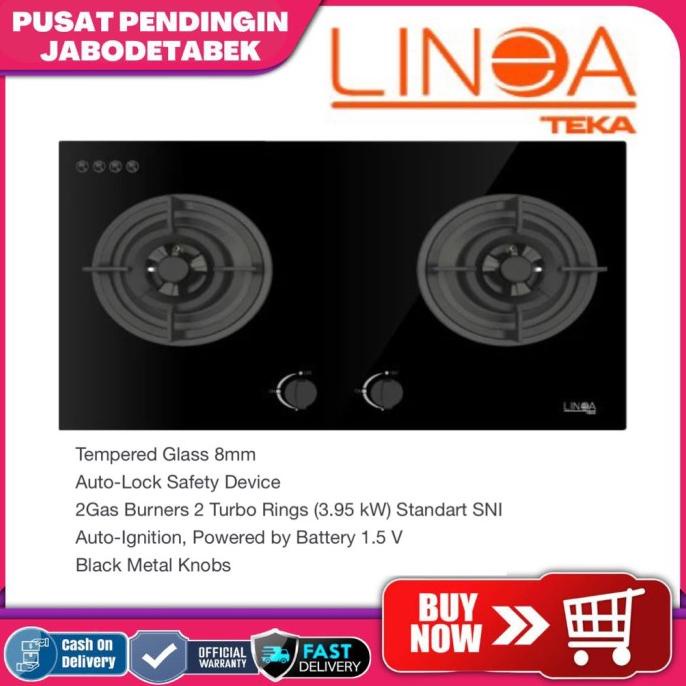 Linea Teka Kompor Tanam Gas Gli 73 2G Kompor Gas 2 Tungku Yinsastor