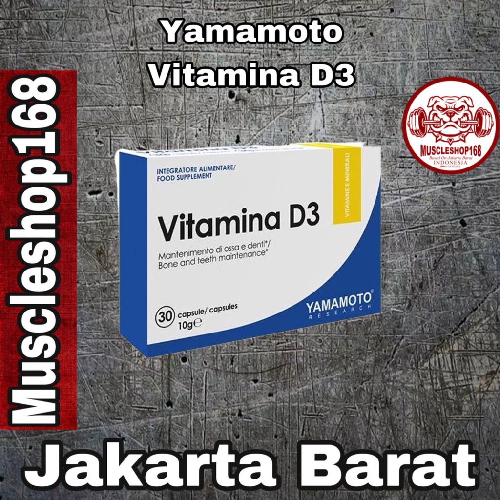 Vitamin D3 2000 iu isi 30 Kapsul Yamamoto