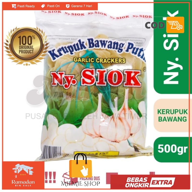 

Kerupuk / Krupuk Bawang Ny Siok Mur En