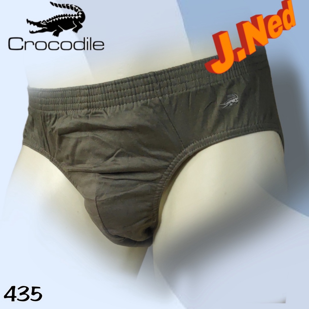 J435T CELANA DALAM PRIA SEGITIGA CROCODILE HARGA PER 3 PCS SIZE M - XXXL