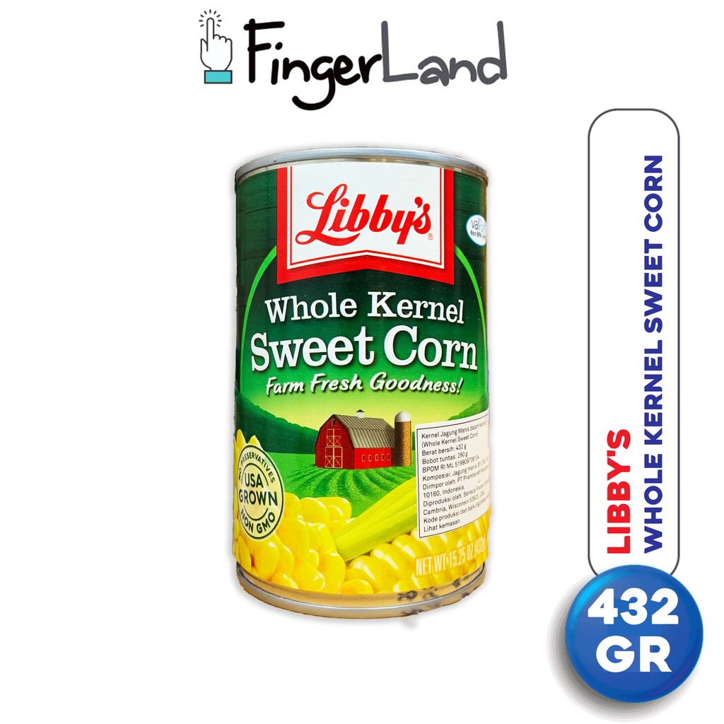 

LIBBY'S Whole Kernel Sweet Corn-S 432 gram Jagung Manis Kaleng