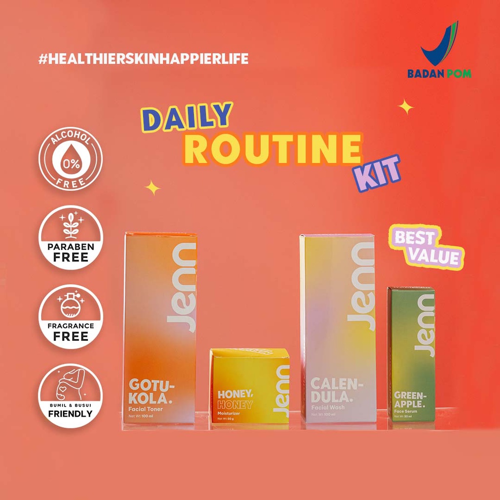 Daily Routine Paket Lengkap By Jennskin Naturals