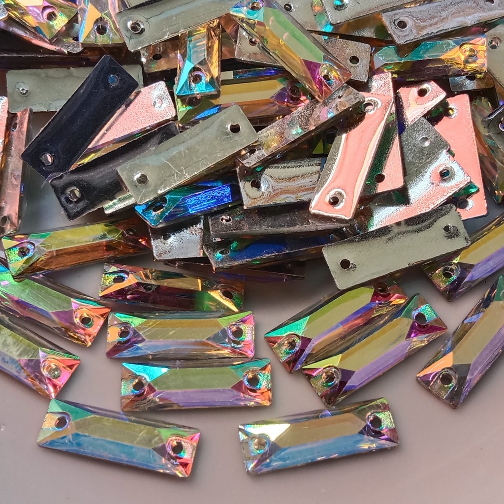 payet diamond jahit resin persegi manik manik tempel uk 6*17 per lusin