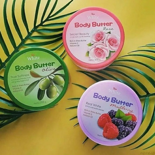 ✿ MADAME ✿ VIVA WHITE BODY BUTTER 200G KRIM PELEMBAB KULIT BADAN ORIGINAL