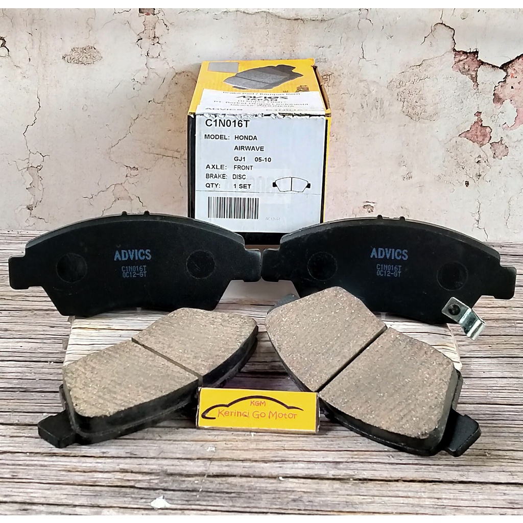 BRAKE PAD KAMPAS REM DEPAN JAZZ RS CITY 2008-2013 AISIN ADVICS C1N016T