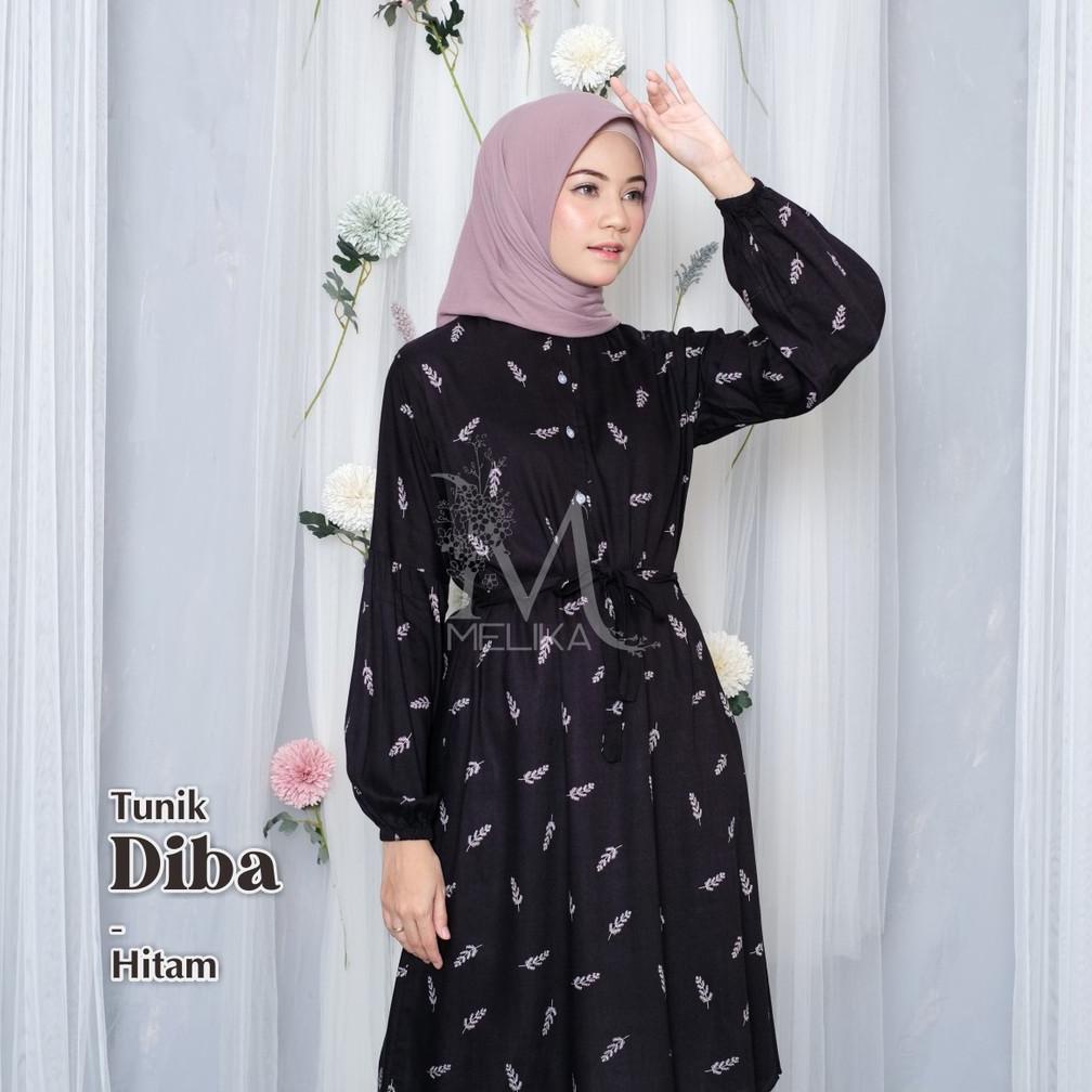 TERBARU Melika - Midi Dress/ Daster/Tunik Bahan Rayon Ala Korea murah